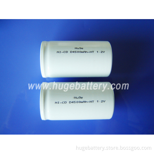 High Temperature Nicd Single 4500MAH Battery (D Size)